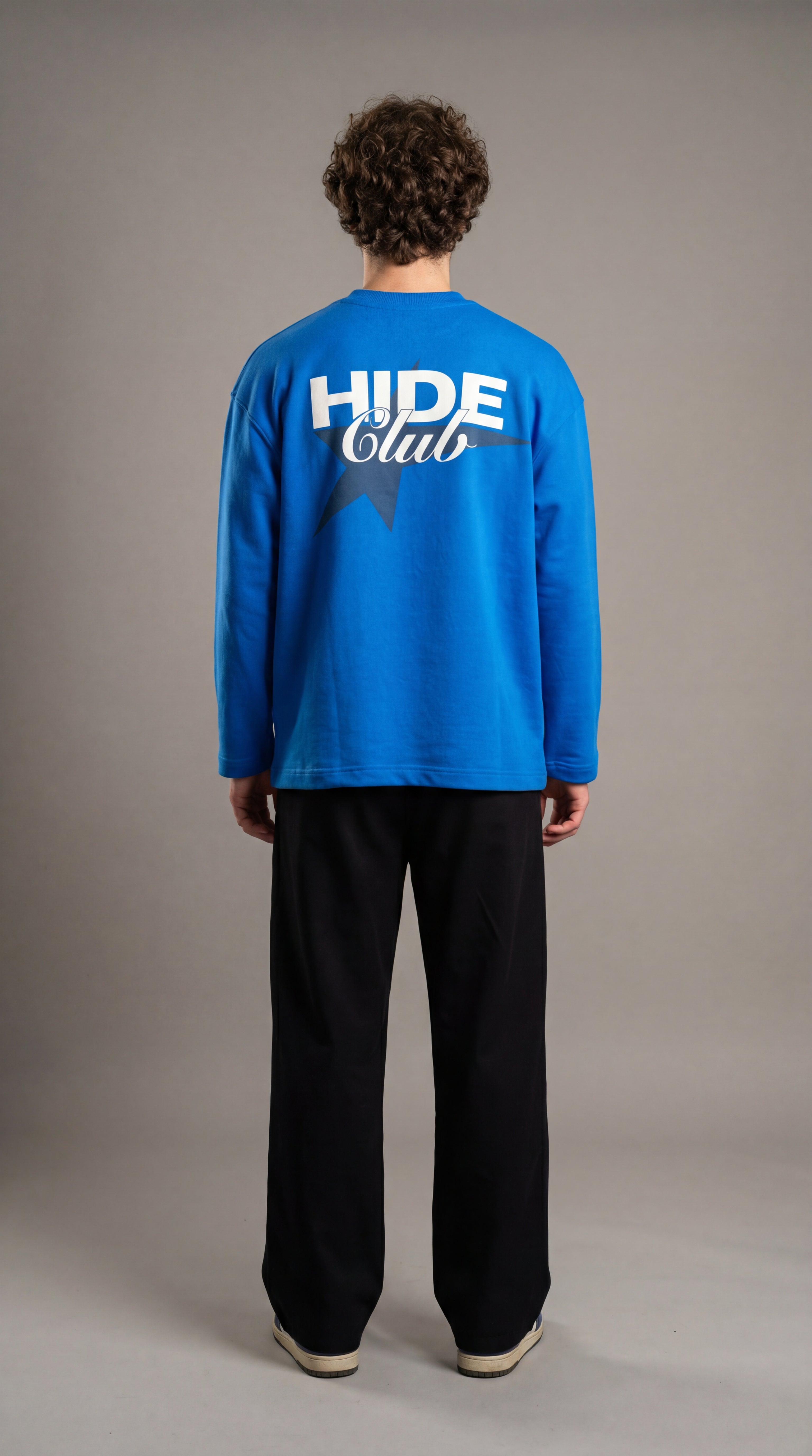 BLUE FULLSLEEVE TSHIRT